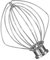 K45WW 6-Wire Whip Attachment for KitchenAid 4.5 Quart Tilt-Head Stand Mixer Stainless Steel Whisk for Kitchen Aid Mixer Accessory Replacement Parts