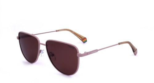 Polaroid Pld 6196/s/x 8KJ/KL MATTE PINK Sunglasses Unisex Steel, Standard, 56
