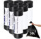 MEYAGOT Toilettenbeutel Schwarz Set,120 Stück 30L Biologisch Abbaubare Toilettenbeutel,Campingtoilette Beutel,Camping Toilettenbeutel Für Mobile Toiletten,Reisen,Campen,Wandern
