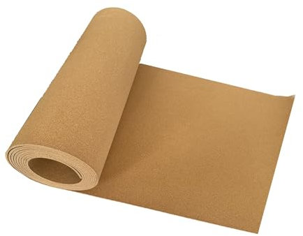 TOYOUNGUP Liege Rouleau, Tableau Liège pour Mur, Rouleau Liège Haute Densité, Revêtement Tiroir, Isolation Phonique, 6mm 8mm D'Épaisseur, 0Braun(Color:Thick 8mm,Size:1mx4m(3.3ftx13.1ft))