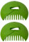 2 palas de rastrillo manual para el jardín, pinzas de limpieza multiusos para hojas, recogedor de hojas , recogedor de hojas para recoger hojas
