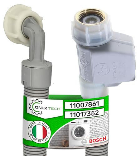 Aquastop Schlauch Spülmaschine und Waschmaschine 1,5 m mit dem Original Code 11007861 11017352 00359603 für Bosch für Siemens für Neff - MADE IN ITALY - Garantie 5 Jahre - ONIX TECH