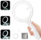 Lupe mit Licht, Afaneep Leselupe 30x 60x Handlupe, 3 Modi 33 LED Leselupe mit Licht für Senioren Groß, Inspektion, Münzen, Schmuck(Weiß)