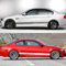 2 Stück Tuning Auto Aufkleber für die Karosserie Dekoration Streifen Für BMW E46 3 Series E30 E34 E36 E39 E60 E70 E87 E90 E91 E92 Auto Körperseite Tattoo Aufkleber Wasserdicht Sticker Zubehör