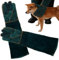 Honhoha Bissfeste Katzenhandschuhe - Beißhandschuhe für Hunde,Mehrzweck-Haustierhandschuh zum Baden, Pflegen, Schweißen, Umgang mit Hunden/Katzen/Vögeln/Schlangen/Papageien/Eidechsen/Reptilien