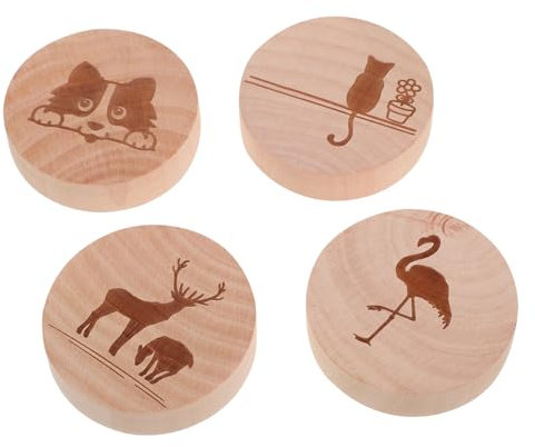 Cabilock Imán De Madera para Abrir Botellas 4 Piezas Decorativo y Funcional Adecuado para Refrigerador