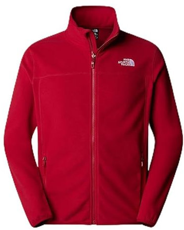 The North Face NF0A855X3RO M 100 Glacier Full Zip - EU Sweatshirt Herren Garnet RED Größe M