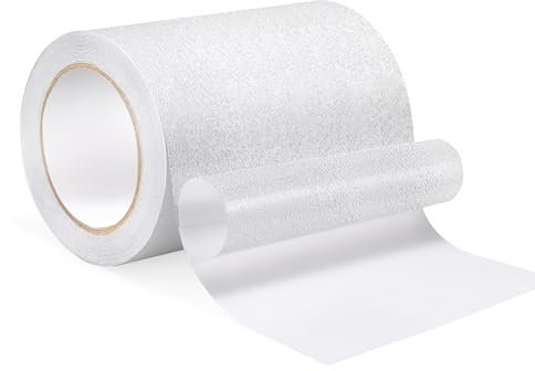 Antirutsch Klebeband Treppe 15cm x 5m, Transparent Anti-Rutsch Streifen Antirutschband Selbstklebend Wasserfest Anti Slip Tape für Treppenstufen, Innen- und Außenbereich