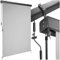 TecTake® toldo Vertical Exterior Enrollable con manivela, Soporte toldo, Toldos Exterior Terraza y balcón, protección Solar y Cortavientos, Tela toldo Balcon Resistente - 120 x 250 cm Gris Claro