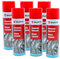Würth Limpiador de Frenos 500 ml – Pack de 6 Unidades | Limpieza Técnica Rápida de Pastillas, Discos y Superficies Metálicas | Uso Profesional y Automoción