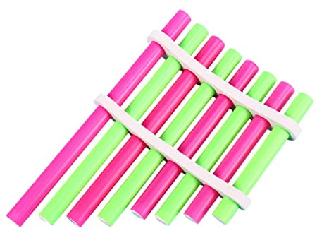 minkissy 2set Pan Flute Science and Education Toys Diy Homemade Panpipe Student Science Experiment Toy Musical Instrument for Boys and Girls Learning