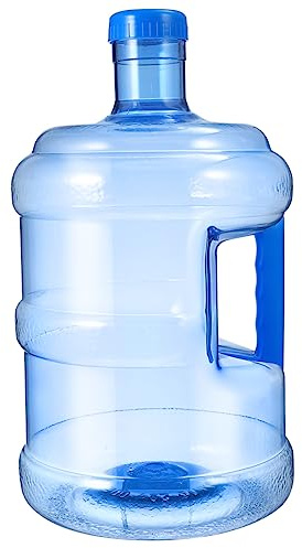 DECOMELODY Jarra De Agua Reutilizable De Asa Robusta y Tapa Recipiente Portátil para Camping y Senderismo Boca Ancha para Fácil Llenado y Vertido