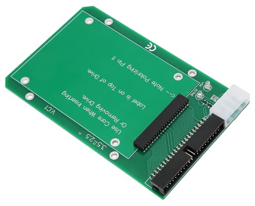 KPOYTWRDN 2.5in to 3.5in SATA HDD SSD 44Pin IDE Converter Card, Hard Disk Adapter for Laptop to Desktop Data Transfer, Plug and Play PCB Adapter with Mounting Screws for PC Upgrade and Recov