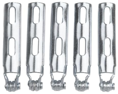 5pcs Metal Jig Saw Guide Wheels for 55 Reciprocating Rod – Silver Roller Accessories Compatible with 55 Series Jigsaw Tools -fit Replacement Guide Wheel Set