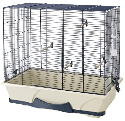 Savic 556600 Vogelheim Primo 50, 65 x 38 x 56 cm, blau/beige