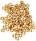 Metric Hexagonal (Hex) Full Nuts Brass Self Colour M3 3mm (Pack of 100 Nuts)