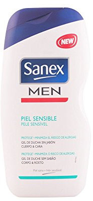Sanex Men Sensitive Shower Gel, 475 ml