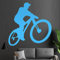 KIWISTAR BMX - Fahrer Silhouette fahren springen Wandtattoo in 6 Größen - Wandaufkleber Wall Sticker