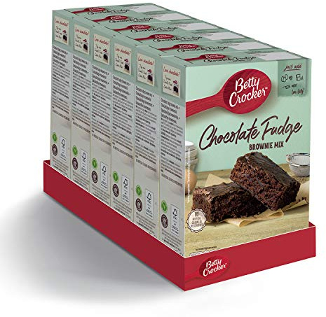 Betty Crocker Chocolate Fudge Brownie Mix 415g (Pack of 6)