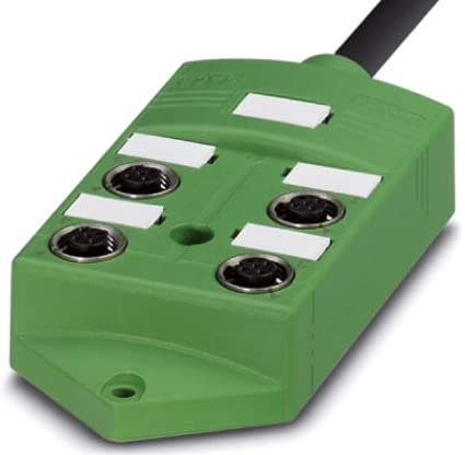 Phoenix Contact SACB Sensor-Box 4 Anschlüsse 4 Auslässe M12 Gerade