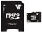 V7 VAMSDH16GCL10R-2E Carte Micro SDHC V7 16 Go classe 10 + adaptateur SD
