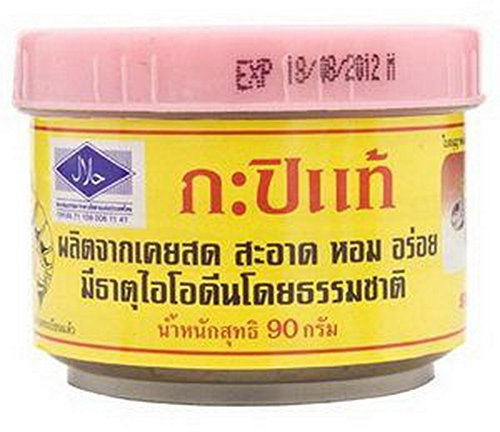 Kung Thai Shrimp Paste 90 G. Thai Paste Made in Thailand