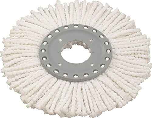 Leifheit 7117-Recambio Cabezal Clean Twist Disc mop, Compuesto, Multicolores, 22.5x26x4 cm