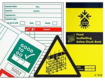Good to Go Safety 51319 Fixed Scaffold Check Book