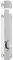 Tower Surface Slide Door Bolt and Flat Keeper 100x32mm in Satin Nickel