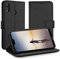 Simpeak Cover Compatibile per Huawei P20 Lite, Custodia Compatibile per Huawei P20 Lite in Pelle Portafoglio con Supporto,[Nuova Versione], Nero
