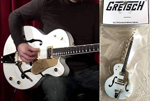 Keychain Gretsch White Falcon Gitarre