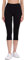 Bellivalini Damen Leggings Bequeme und atmungsaktiv Leggings 3/4 aus Viskose BLV50-148 (Schwarz, XL)