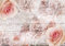 decomonkey Fototapete Blumen Rose 400x280 cm Design Tapete Fototapeten Vlies Tapeten Vliestapete Wandtapete moderne Wand Schlafzimmer Wohnzimmer Holzwand Holz Vintage