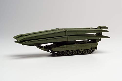Herpa Militär Panzer Modell Brückenlegepanzer „Leguan“, undekoriert, Maßstab 1:87, Modellbau Sammlerstück, Miniatur Deko, Armee Miniaturmodelle aus Kunststoff