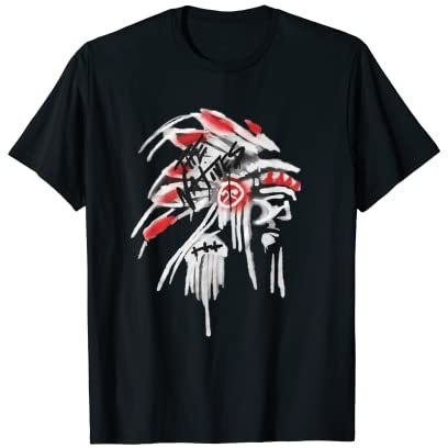 indischer Kopfschmuck für Kinder, einheimisches T-Shirt für Frauen und Mädchen T-Shirt