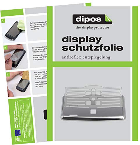 dipos 2x Displayschutzfolie matt für SAECO PicoBaristo SM3054/10 Tropfblech | Antireflex, entspiegelnd, passt perfekt, Ultra-Dünn, kratzfest, blasenfrei, Fingerprint-kompatibel, selbstklebend