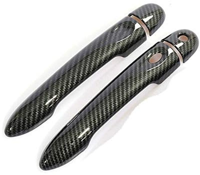 Poignée De Porte De Voiture Pour Renault Megane 3 MK3 III 2008-2016 Fibre de carbone Poignée de porte