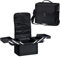Vanity Case Makeup Storage Box Organiser Travel Train Case Luggage Makeup Case Make Up Beauty Box with Shoulder Strap, Large Size, Black