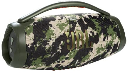 JBL Boombox 3 Portable Bluetooth Speaker, 180 W Power, 24 Hour Playback, Waterproof and Dust Resistant IP67 - Squad