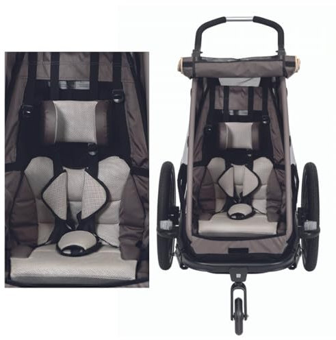 XLC Winora Unisex – Erwachsene Deluxe Sitzsystem, Grau/Beige/Anthrazit, Einheitsgröße