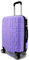 R.Leone Valigia da 1 pezzo Fino a Set 4 Trolley Rigido grande, medio, bagaglio a mano e beauty case 8 ruote in ABS 611 (Lilla, M Valigia Media)