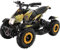 Actionbikes Motors Kinder Quad Elektro ATV Cobra | 𝟑𝟔 Volt 𝟖𝟎𝟎 Watt Motor bis 𝟑𝟎 km/h - Kinderquad - Pocket Quad - Safety Touch Fußschalter - Miniquad - Für Kinder ab 6 Jahren (Gelb/Schwarz)