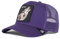 Goorin Bros. The Farm Unisex Original Adjustable Snapback Trucker Cap, Purple (The Lone Wolf), One Size