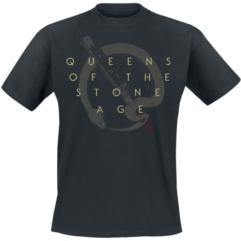 Queens Of The Stone Age In Times New Roman - Bad Dog Männer T-Shirt schwarz S