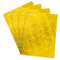MINTRA lot de 4 Cahiers 90gm agrafés en Couverture Carton 24x32 cm Grands Carreaux SEYES (48 pages, Jaune)