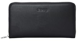 O bag - Brieftasche O wally zurigo aus polyurethan, schwarz (10.5 X 19.5 X 2 cm)