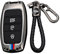 TECART Autoschlüssel Hülle Schutz Schlüsselanhänger Halter Fit Für Kia NIRO Forte Optima Sorento Rio Soul EV Zubehör 3 Tasten Schwarz