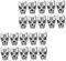 EXCEART 30 Stück Totenkopf Perlen Halloween Totenkopf Geisterperlen Schmuckherstellungszubehör Tibet Totenkopf Anhänger Schmuckherstellungsbedarf Schmuckherstellung Charms