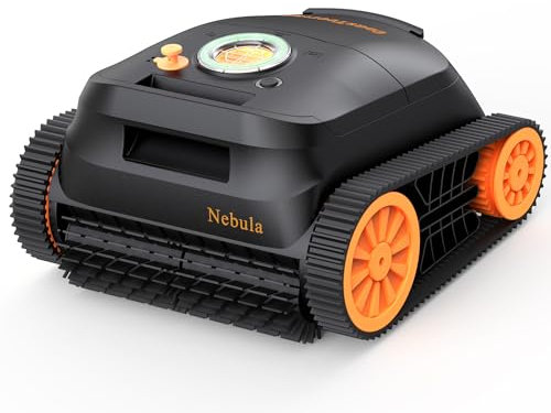 CoasTeering Nebula Robot Piscine Fond Et Parois, L'aspirateur de aspirateur Piscine Smart Navigation Dure jusqu'à 180 Minutes, Nettoyage du Sol, des Murs et de la Ligne de flottaison