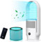Ultty Bladeless Fan with Air Purifier, Bladeless Tower Fan Portable Air Purifier Fan with Remote, Touch, Timer, HEPA Filter, 90° Oscillating 9 Speeds, 3 Modes CR021, White